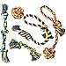 SHARLOVY Puppy Teething Toys for Small Dogs 5 Pack Cotton Puppy Dog Rope Toy for Small Dogs Durable Dog Chew Toys for Aggressive Chewers Small Breed Interactive Tug of War Puppy Toys to Keep Them Busy - Image 3