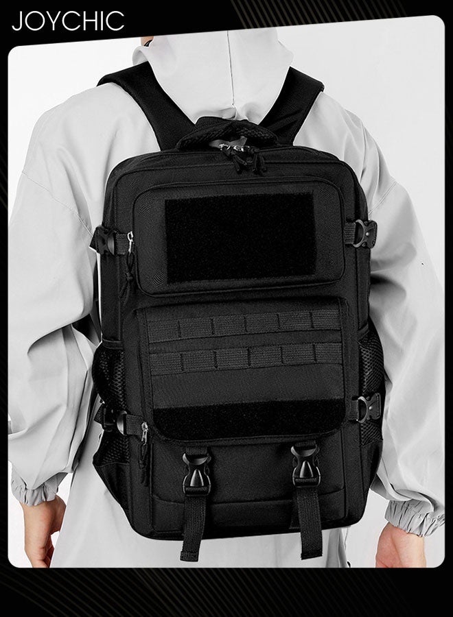 Joychic حقيبة ظهر تكتيكية بسعة كبيرة لحمل الأمتعة حقيبة بسيطة متعددة الوظائف للسفر الخارجي للرجال - Image 2