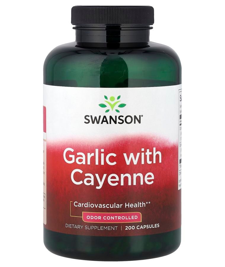 Garlic with Cayenne  200 Capsules