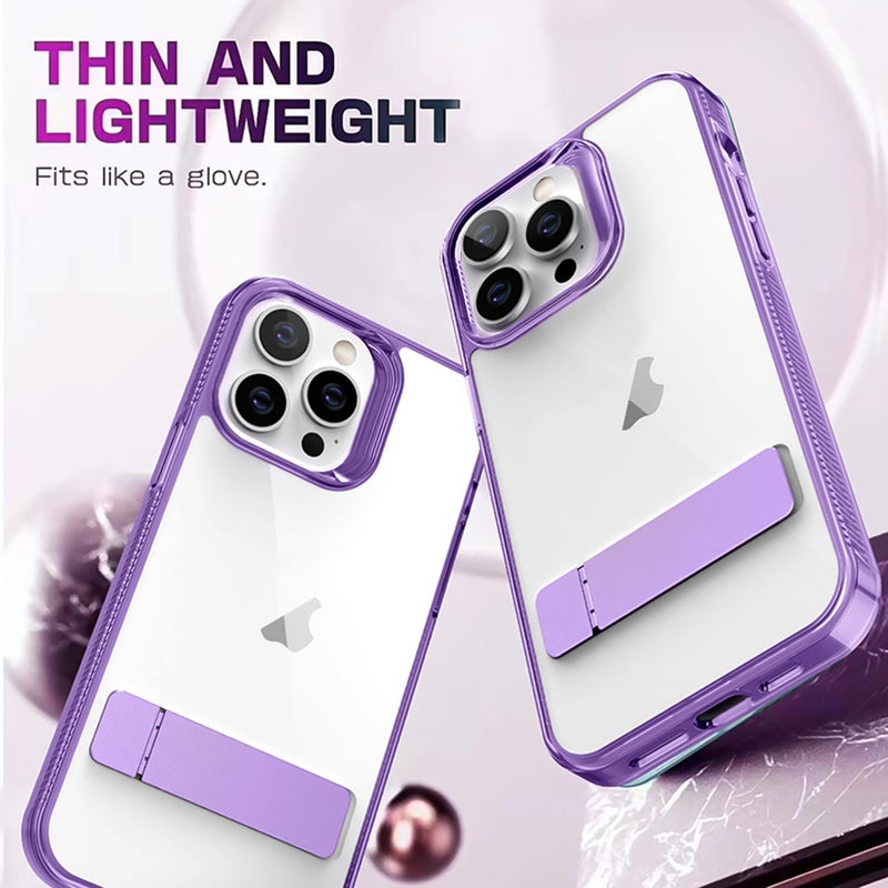 HuHa Case Cover For iPhone 14 Plus High Transparent Holder Phone Case(White) - Image 4