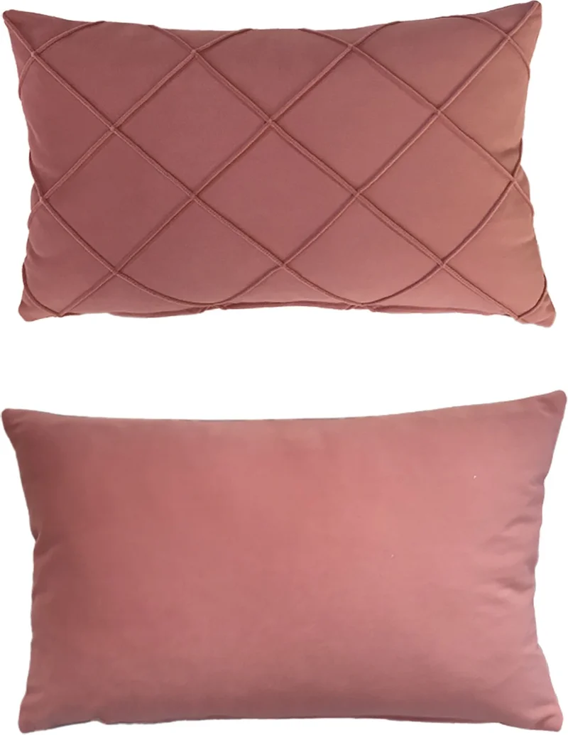 Nisahometeks Stain Resistant Erasable Quilted Throw Pillow Case