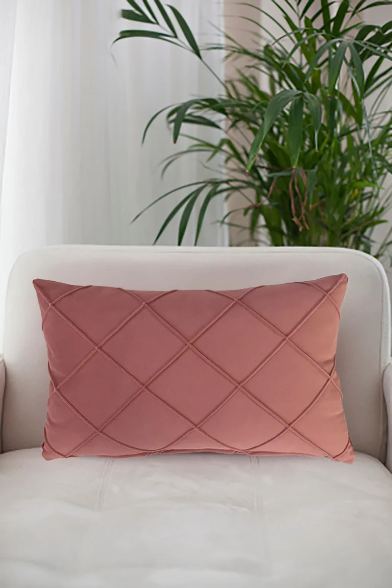 Nisahometeks Stain Resistant Erasable Quilted Throw Pillow Case