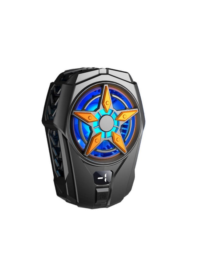 2023 Digital Display Second-gear Semiconductor Mobile Phone Radiator SL09 Back Clip Fixed Plug-in Refrigeration Universal-Color:SL09 Second Gear Infinite  - Image 5