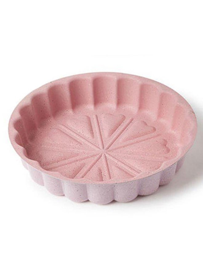 DESSINI قالب كعكة، صينية كعكة 24 سم (شكل زهرة)، وردي - Image 1