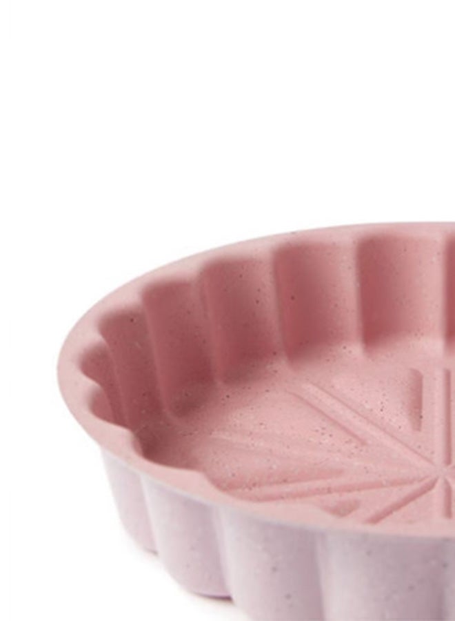 DESSINI قالب كعكة، صينية كعكة 24 سم (شكل زهرة)، وردي - Image 2