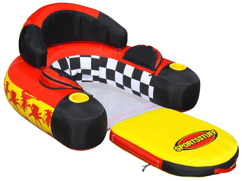 Sportsstuff Siesta Lounge Floatable Lounge HeavyGauge PVC Bladder HeavyDuty Nylon Cover