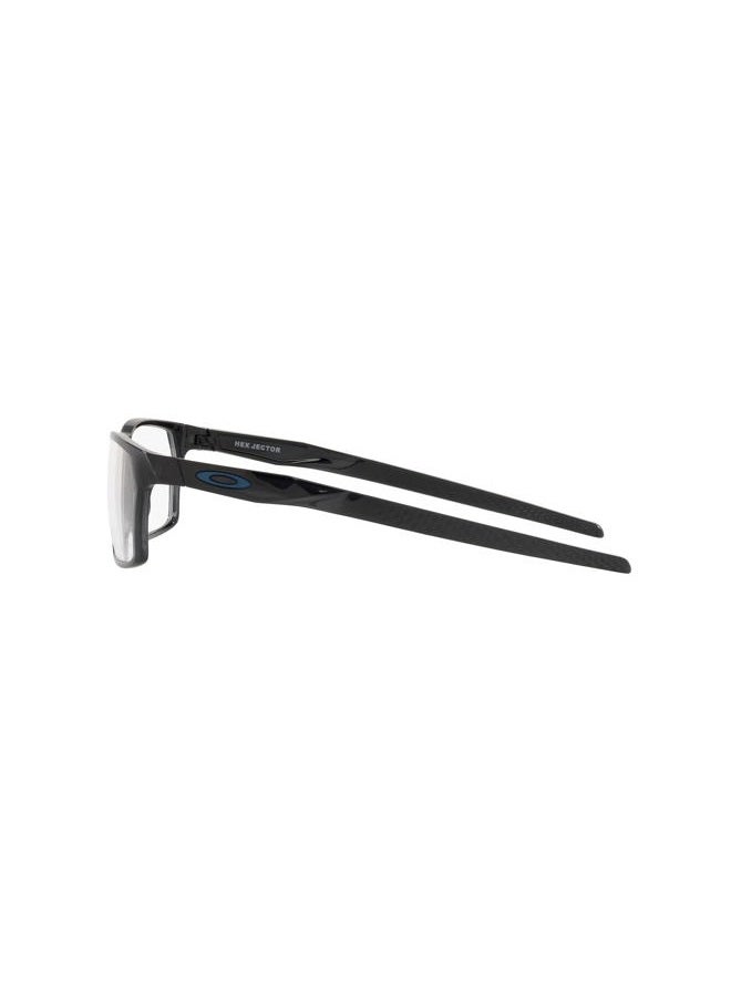 OAKLEY Men's Ox8032 Hex Jector Rectangular Prescription Eyewear Frames, Black Ink/Demo Lens, 55 mm - Image 4