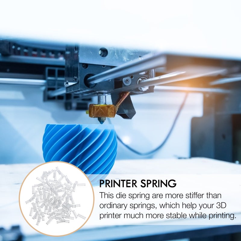 100 Pcs Printer Spring Heated Bed Spring 3D Printer Supplies Accessories - Image 5