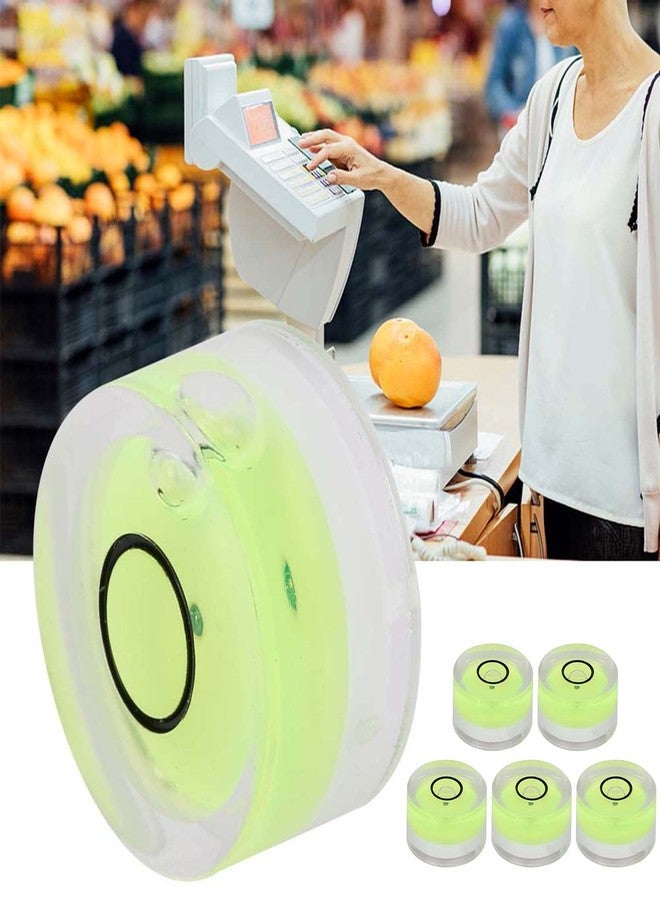 Walfront 5pcs 15mm Mini Round Spirit Level Bubble Round Bubble Level 0.6x0.3x0.2in Small Level Measuring Tool adjusting angle Instrument for Balance Scale - Image 4