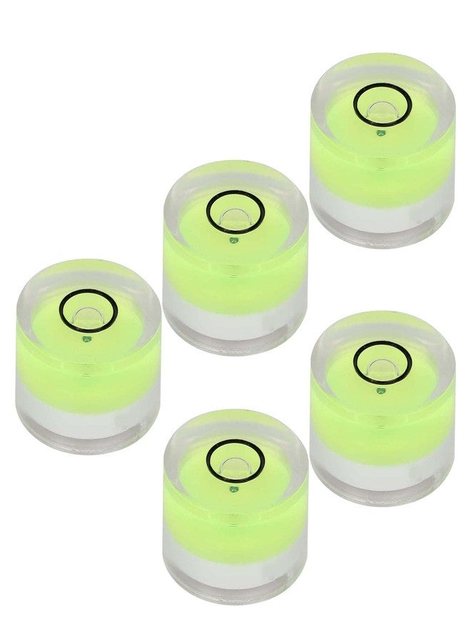 Walfront 5pcs 15mm Mini Round Spirit Level Bubble Round Bubble Level 0.6x0.3x0.2in Small Level Measuring Tool adjusting angle Instrument for Balance Scale - Image 3