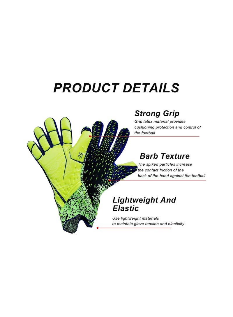 Bolivia's Kids Football Gloves Goalkeeper Gloves Kids Goalie Gloves Offers Excellent Protection With Abrasion-resistant Non Slip and Wrist Protection Benefits - Image 2
