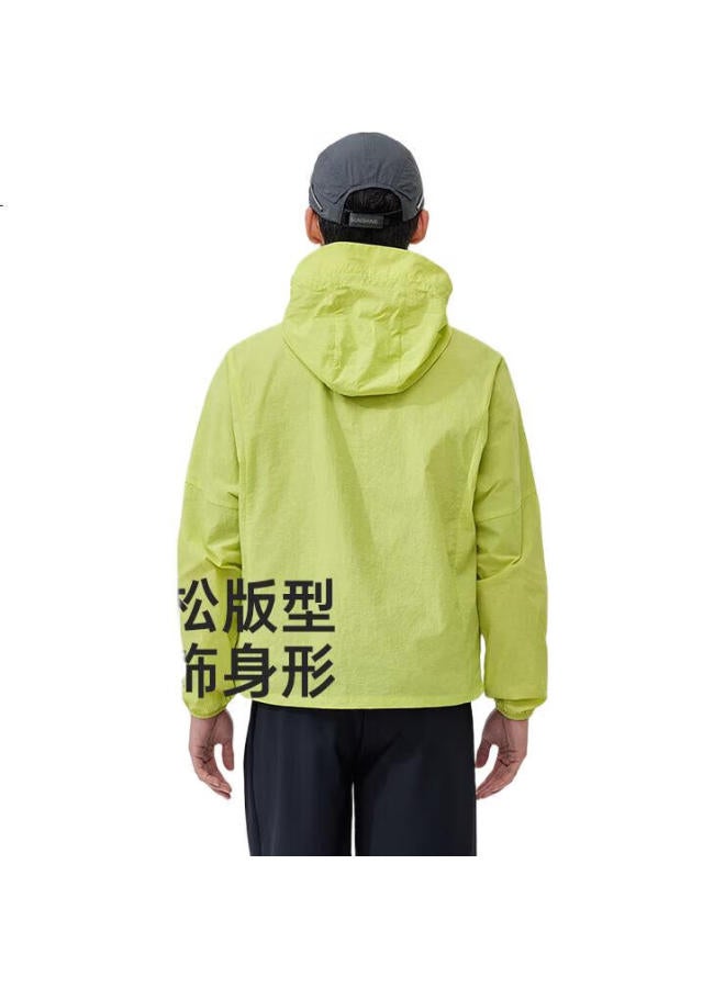 Vvc Cheng Yi Same Style Sun Protection Clothing Women Summer Ice Silk Cool Feeling Uv Protection Breathable Outdoor Sun Protection Clothing Fluorescent Green M - Image 1