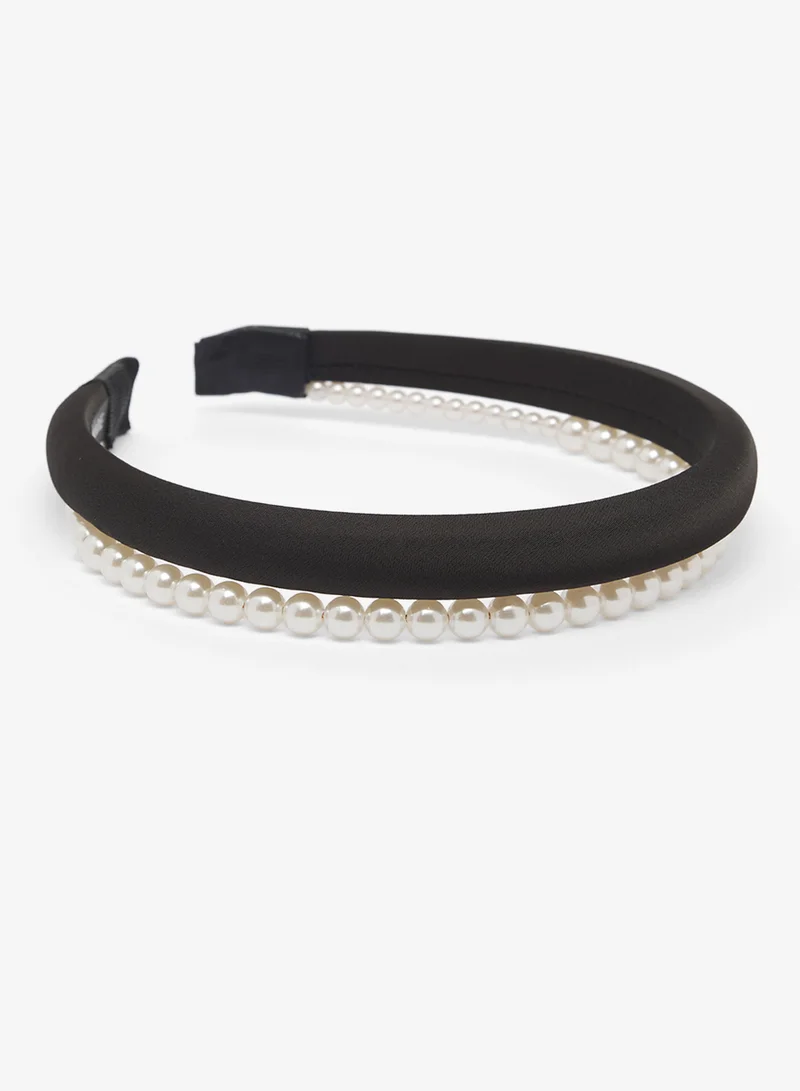 خزانة 2 Pack Satin and Pearl Headband