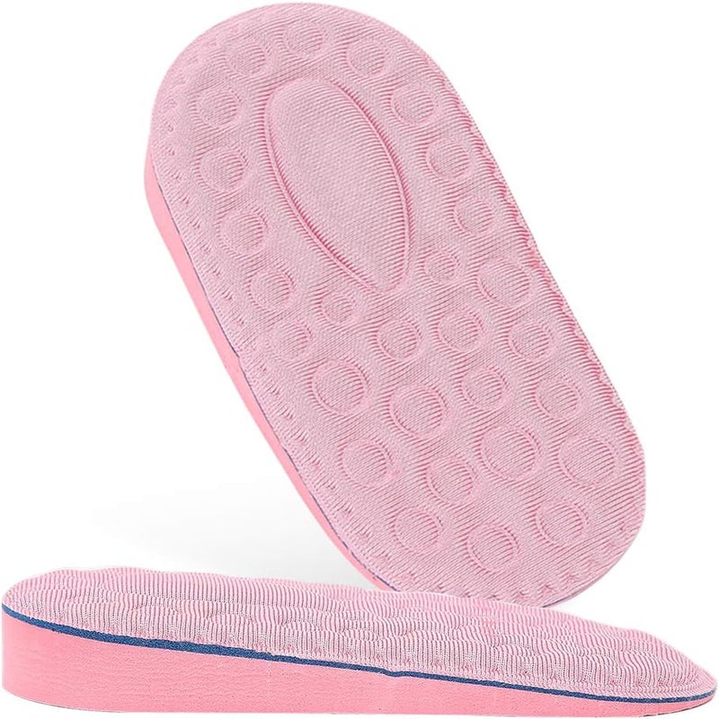 klarako 2 Pairs Height Increase Insole Soft Comfortable Massage Half Shoes Lift Pad Cushion for Women (1.5cm) - Image 5