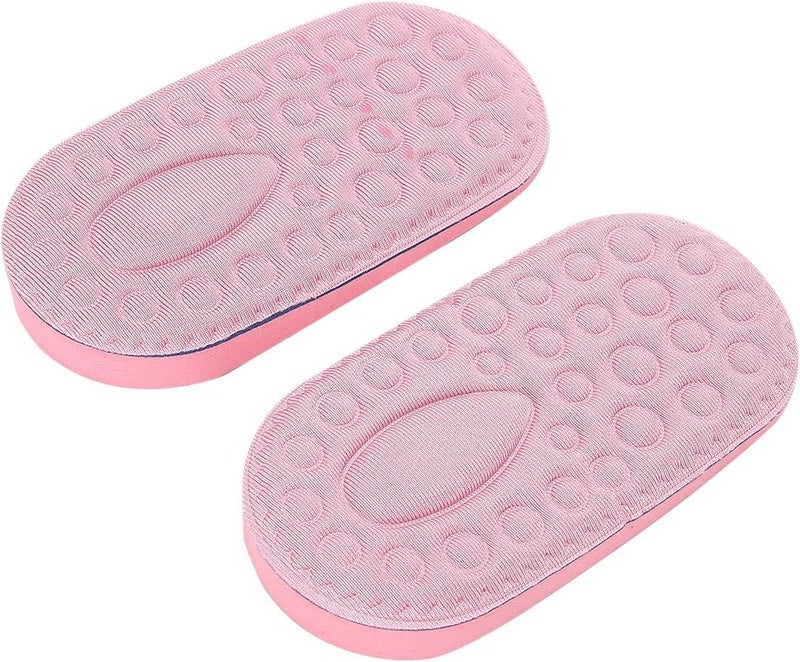 klarako 2 Pairs Height Increase Insole Soft Comfortable Massage Half Shoes Lift Pad Cushion for Women (1.5cm) - Image 2