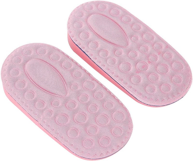 klarako 2 Pairs Height Increase Insole Soft Comfortable Massage Half Shoes Lift Pad Cushion for Women (1.5cm) - Image 1