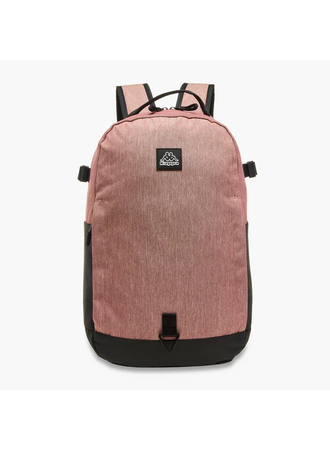 كابا Girls Logo Applique School Backpack with Zip Closure - 15x31x47 cm