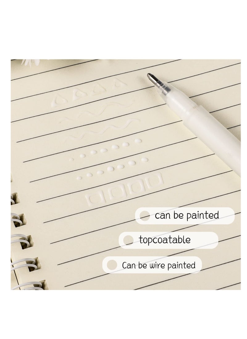 Generic - 10 Pcs Adhesive Glue Pens Scrapbook Quick Dry Glue Pen Crafting Fabric Pen Liquid Glue Pen for Scrapbooking, Die-Cuts Glitter Card Making, Papercrafts, School Office Supplies - Image 1