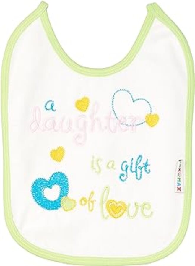 Mix and Max Mix Max Baby Bib 21 x 30 cm - Multi Color