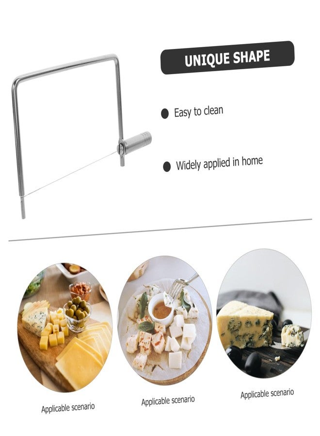 SHINEOFI Heavy Duty Cheese Slicer with Wire Compact Handheld Cheese Cutter and Butter Slicer Kitchen Tool 8.26X4.33In - Image 3