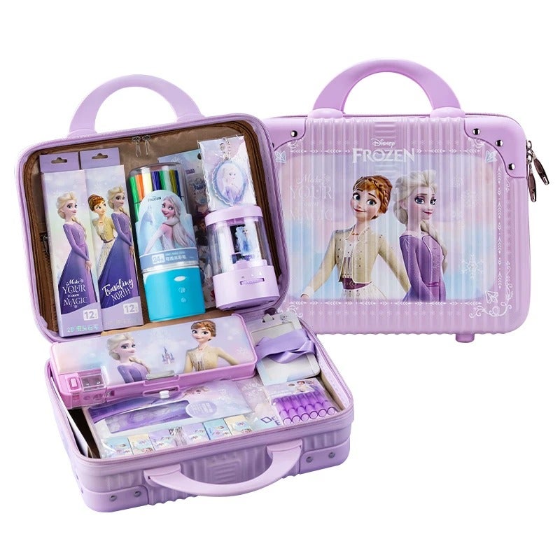 Disney Official Frozen & Spider-Man Kids Stationery Gift Box for Boys and Girls - Ice & Snow Style - Image 1