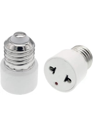 E26 E27 Light Socket to 2 Prong Outlet Adapter, Medium Base Light Socket Outlet Adapter (2 Pack) - pzsku/ZB5AC5A5D3090EF790E82Z/45/1744921802/1125f3bf-bec9-4b0e-9e8a-4a82ff173ba7