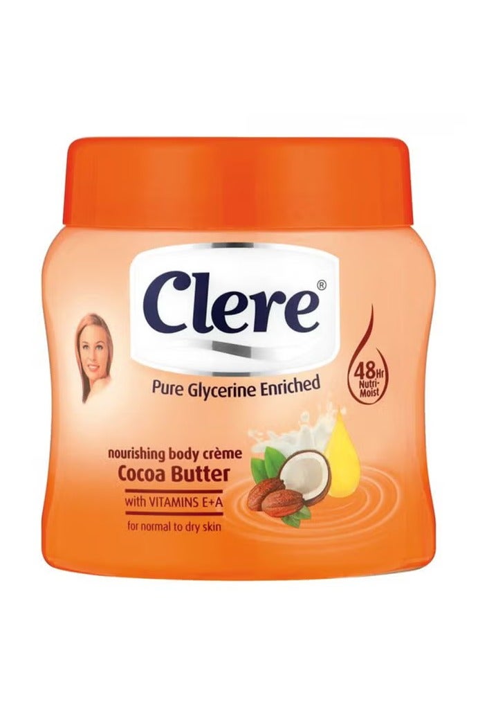 كلير كريم للجسم بزبدة الكاكاو 500ملليلتر