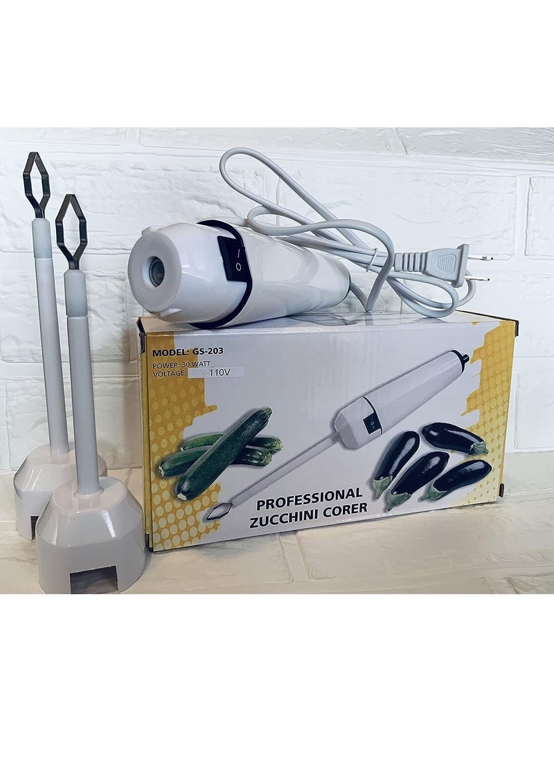 DubaiGallery Electric Vegetable Corer Kitchen Drill Stainless Steel Scraping Scale Machine Fruits Veggies Carving Tool And Seed Remover  - Image 1