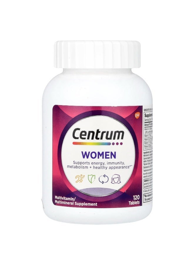 Centrum Women Multivitamin & Multimineral 120 Tablets - Image 5