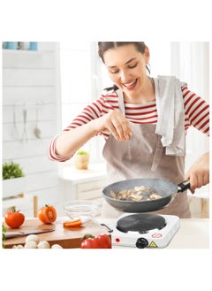 Generic 1000W 1 Burner Electric Plate Heater with Non-Stick Coating and Overheat Protection  - Image 3
