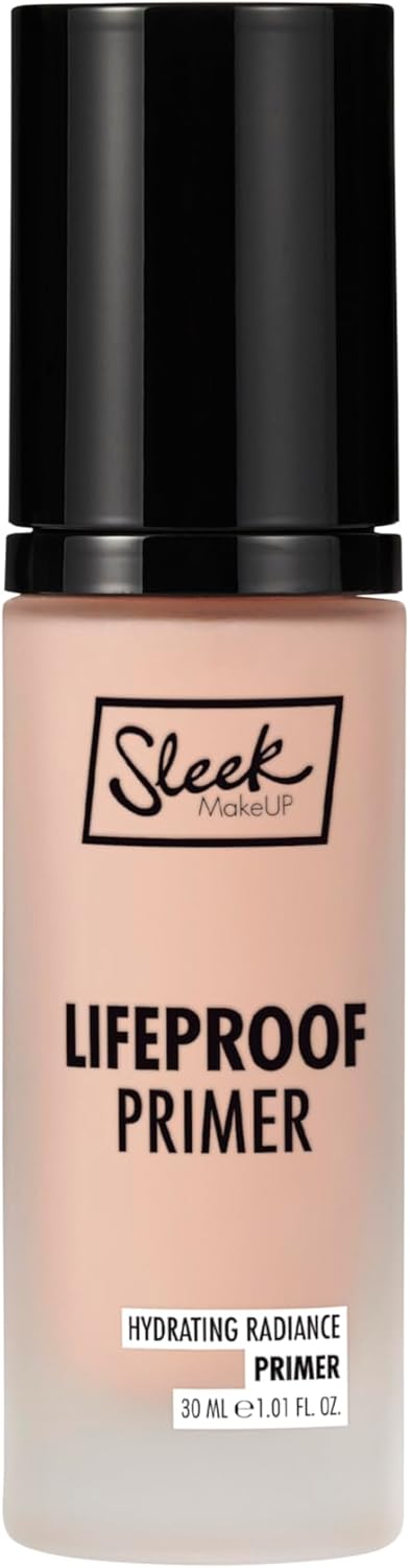 Sleek MakeUP Lifeproof Hydrating Radiance Primer Smooths and Hydrates Skin Infused with Grapeseed Oil 30 ml
