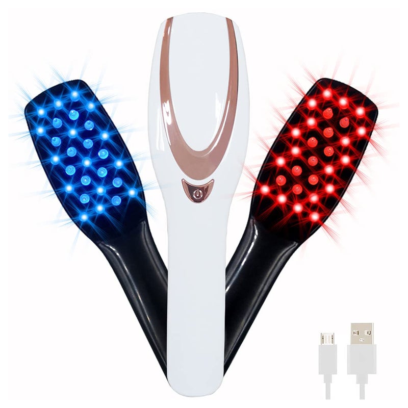 3 in 1 Electric Wireless Infrared Ray Growth Anti Hair Loss Hair Growth Care Vibration Head Massage Comb Massager - Image 1