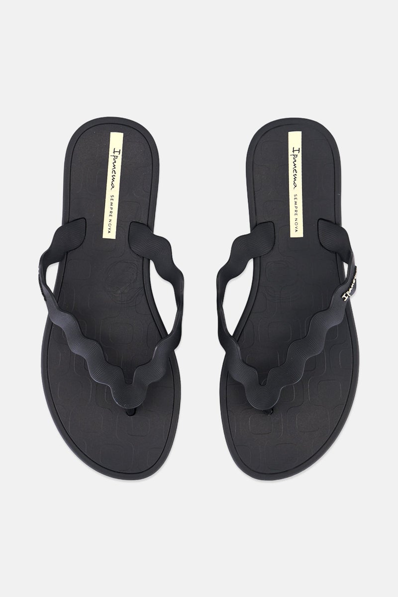 Ipanema Women ZIG AD Slip On Slippers, Black - Image 2