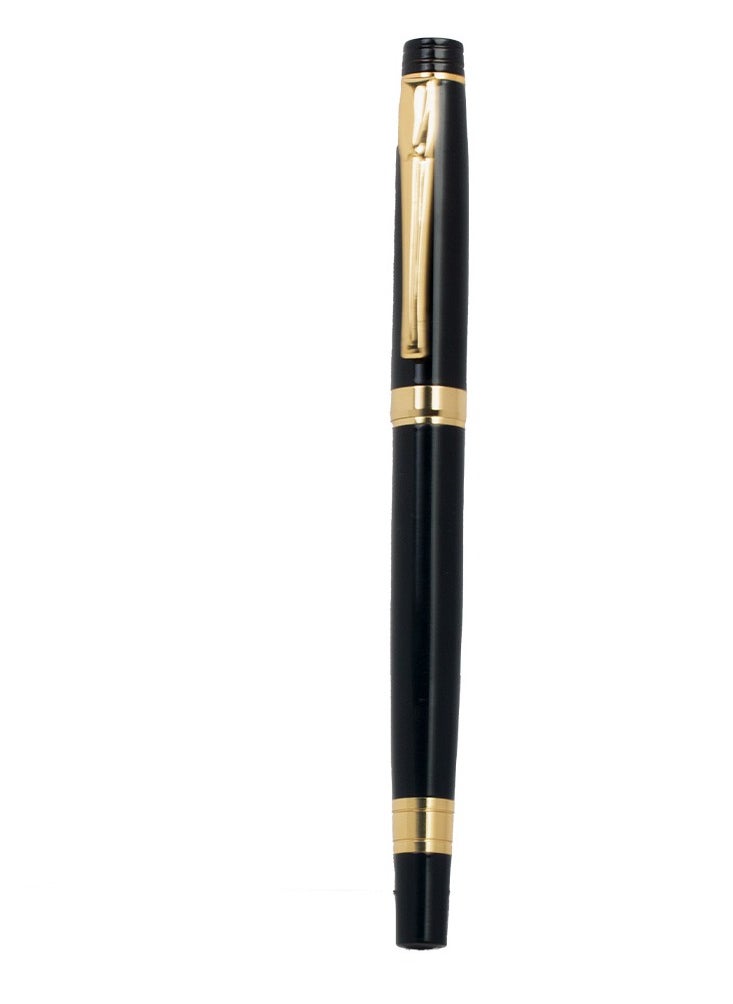 RS - Black and gold pen with cap - Image 1