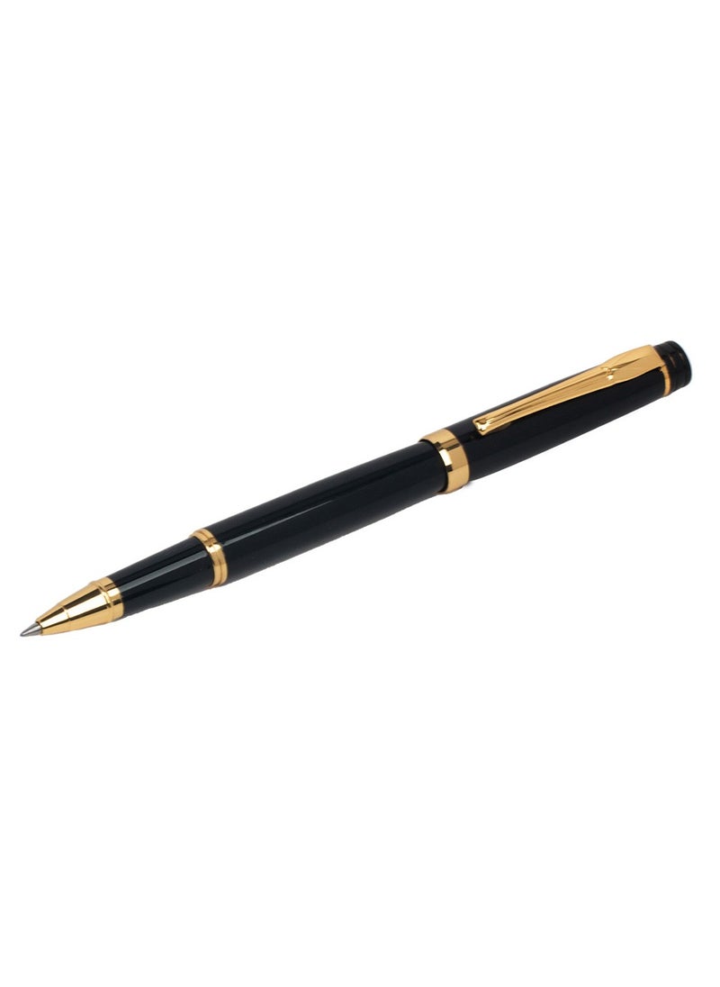 RS - Black and gold pen with cap - Image 1