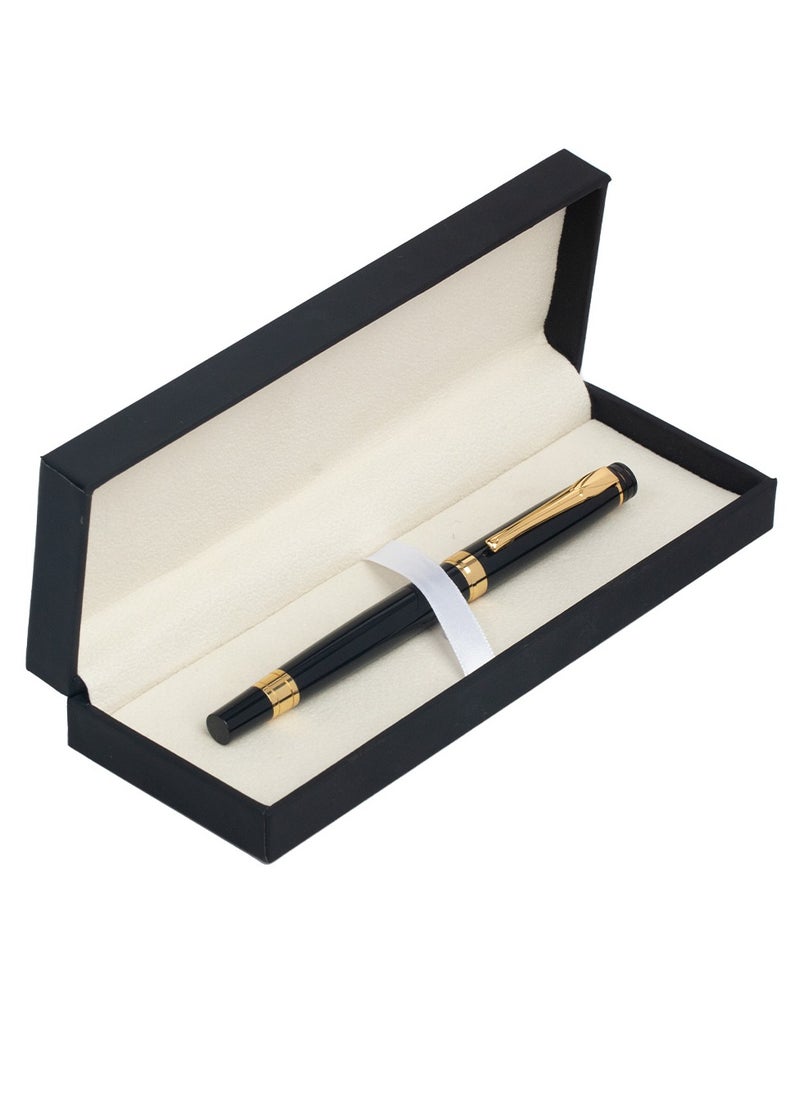 RS - Black and gold pen with cap - Image 1