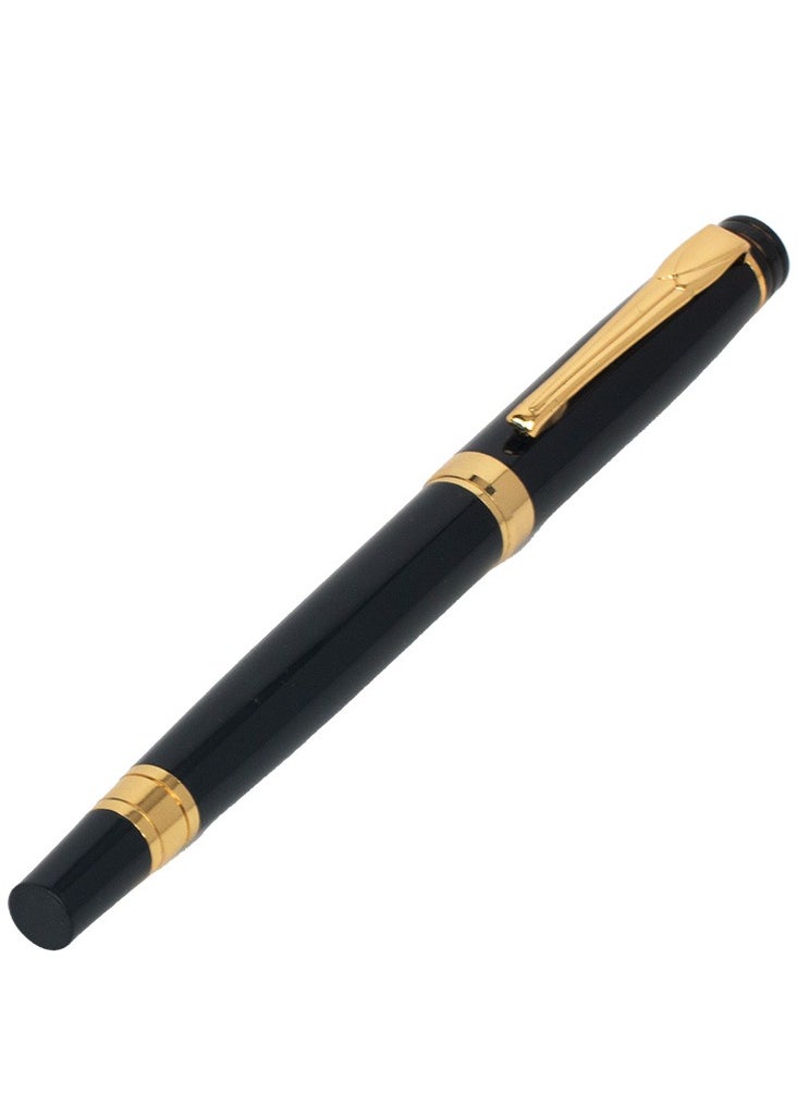RS - Black and gold pen with cap - Image 1
