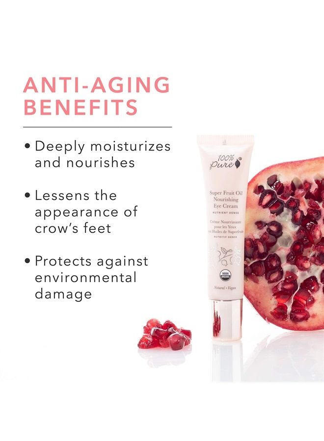 StarTech Super Fruit Oil Nourishing Eye Cream, Organic, Anti-Aging Under Eye Cream, Natural Eye Cream for Puffiness, Fine Lines, 0.5 Fl Oz - Image 3