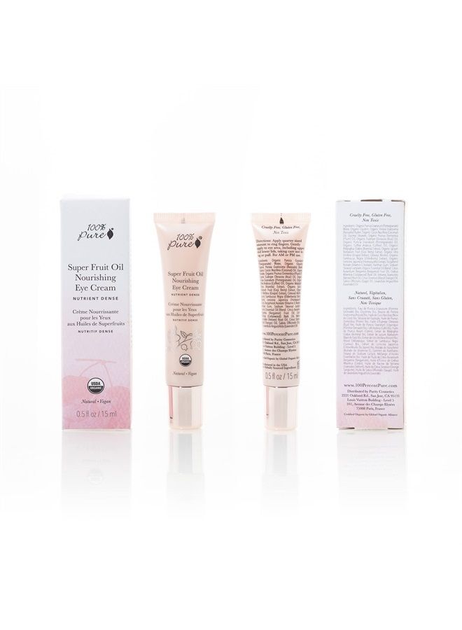 StarTech Super Fruit Oil Nourishing Eye Cream, Organic, Anti-Aging Under Eye Cream, Natural Eye Cream for Puffiness, Fine Lines, 0.5 Fl Oz - Image 2