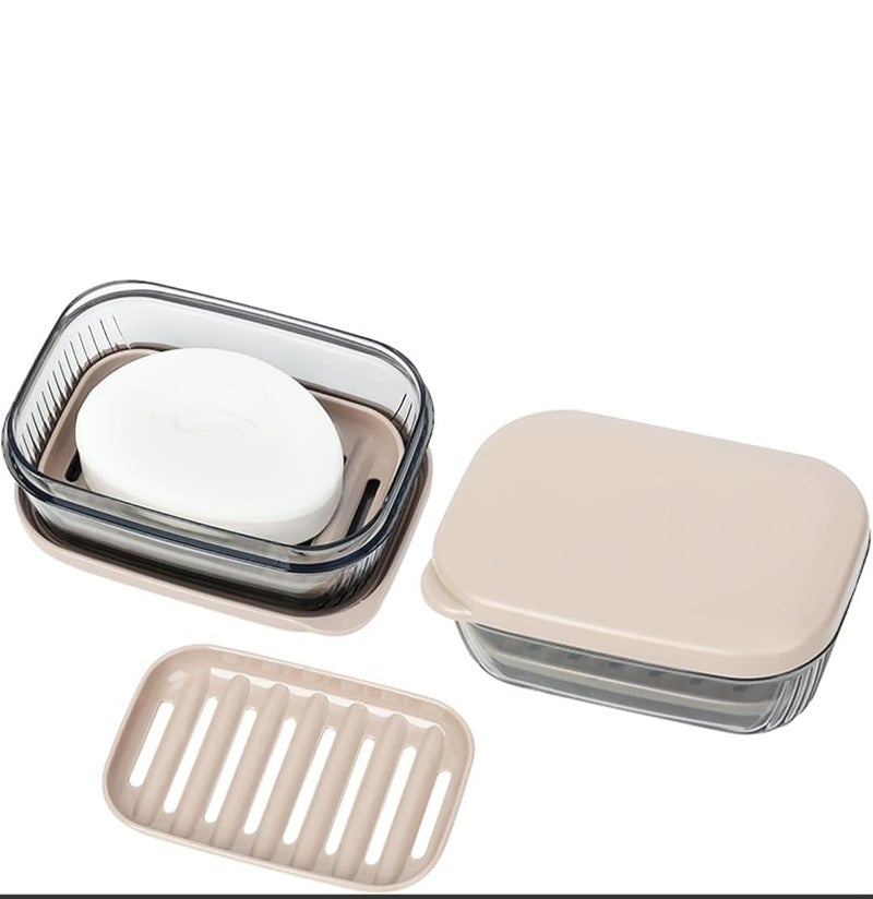 Stewit Plastic Soap Holder 1 Pack, Travel Soap Container with Lid, Travel Size Toiletries, Portable Bar Soap Holder, Soap Box, Soap Dish for Traveling, Camping, Gym, Bathroom (Pack of 1) - Image 1