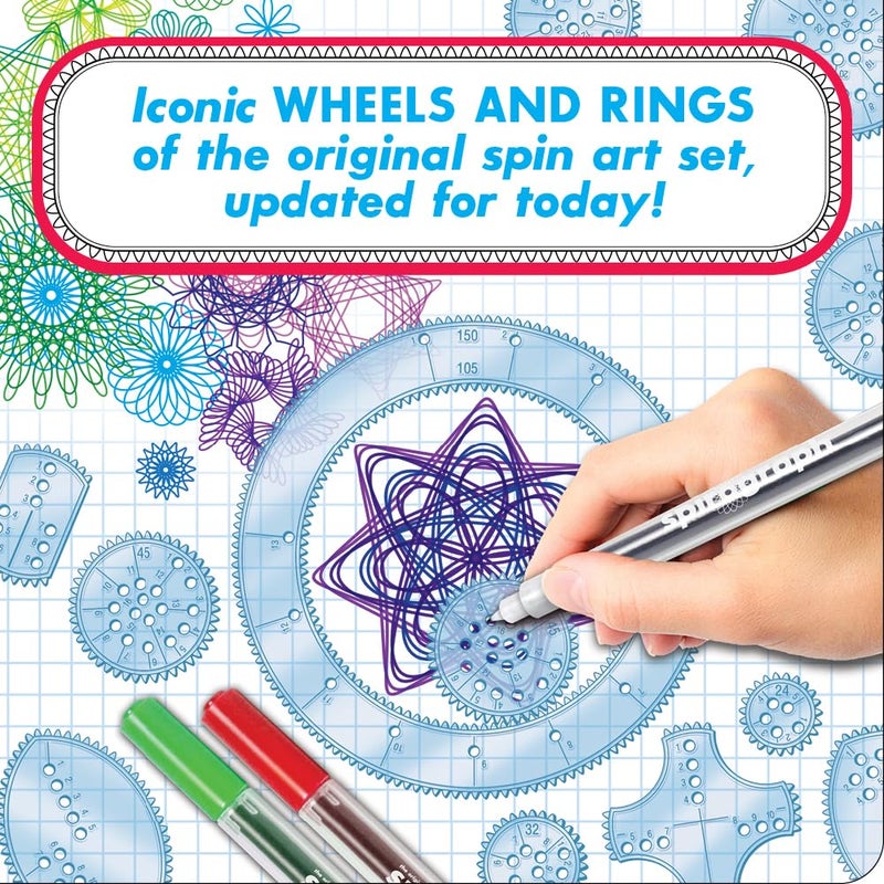 Spirograph  Deluxe Set  Spiral Art Drawing Kit  The Classic Way to Make Countless Amazing Designs  For Kids Ages 8 - Image 3