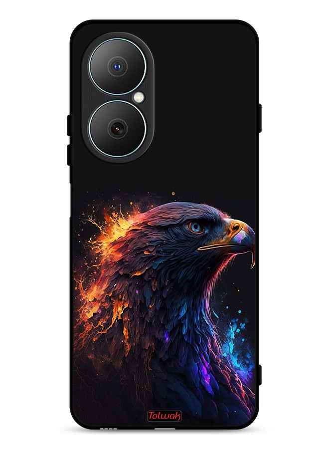 Tolwak Huawei Nova Y73 Protective Case Cover Eagle Art