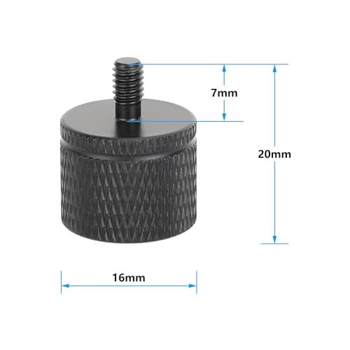 SZRIG M4 Male to 1/4"-20 Female Thread Screw Adapter(5 Pieces) - Image 3