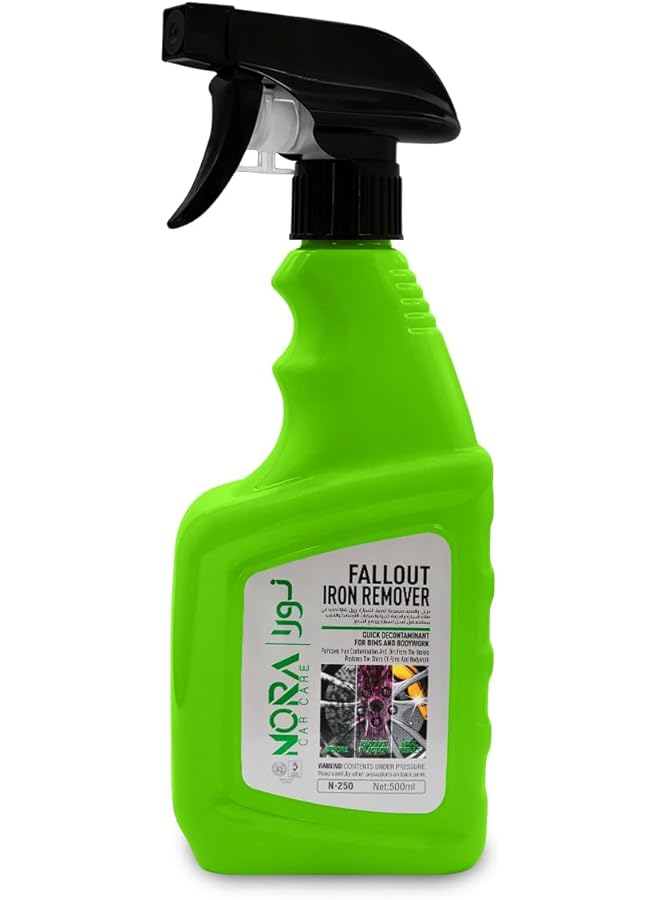 Generic Nora Car Care Fallout Iron Remover 500Ml - N-250 – Effective Iron Contaminant Removal, Color-Changing Formula  - Image 1