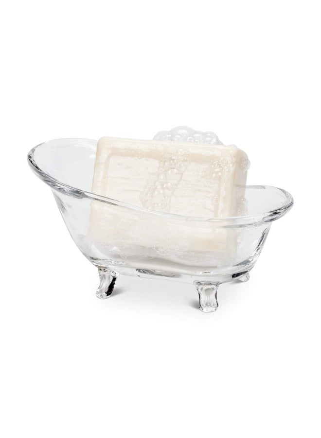 Abbott Collection Glass Bathtub Soap Dish - Image 1