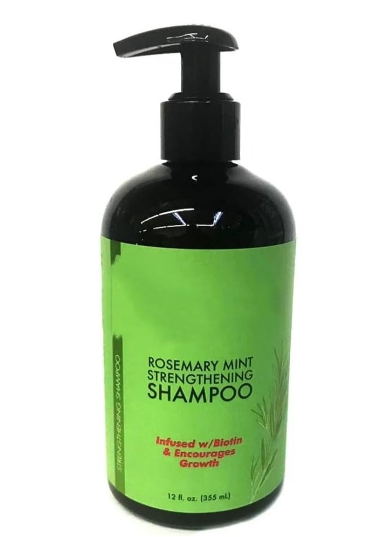 DubaiGallery - Organics Rosemary Mint Strengthening Trio Set - Shampoo, Conditioner, Hair Mask, hair Growth oil- Infused With Biotin, Cleanses And Helps Strengthen Weak And Brittle Hair - Image 1