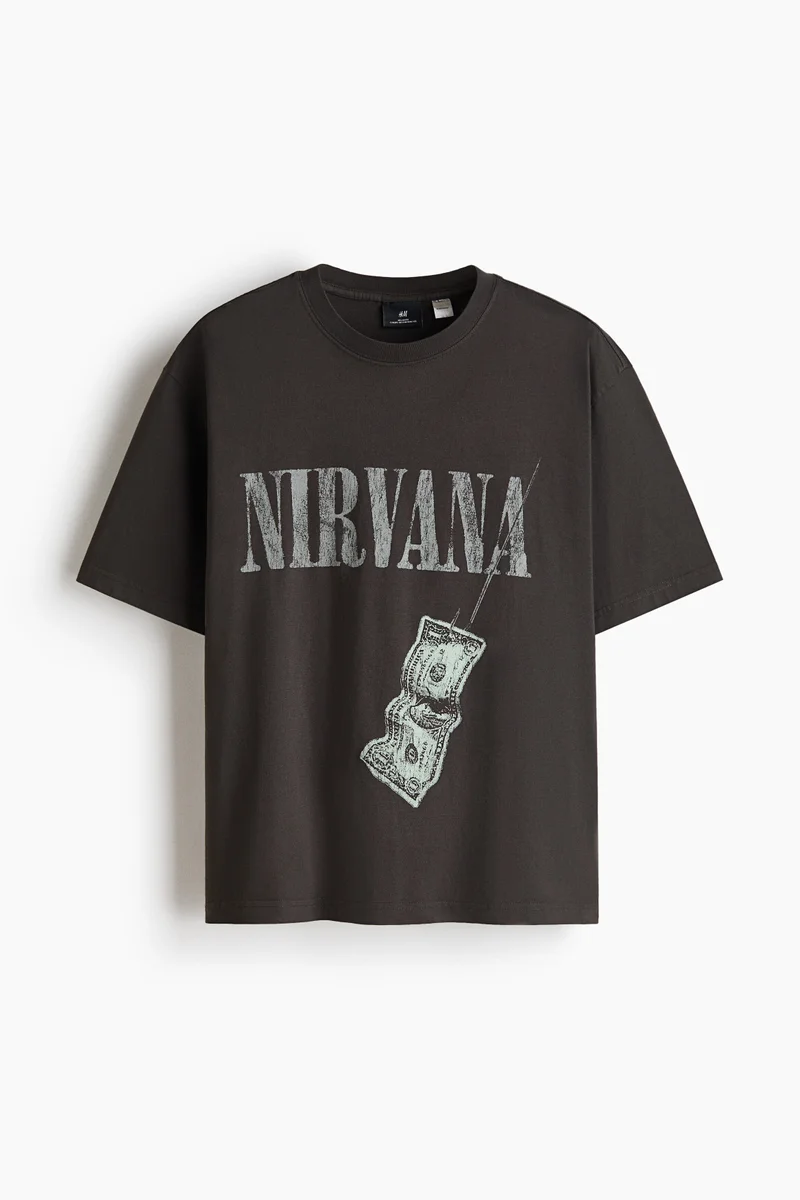 Relaxed Fit Printed cotton T-shirt