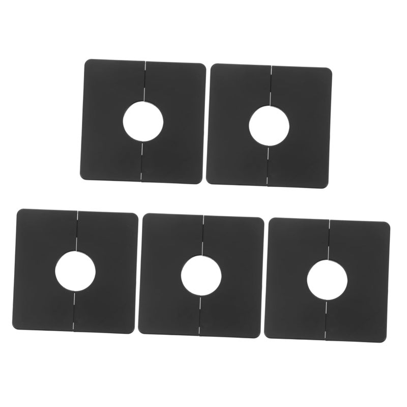 Square Wall Flange Cover Plate 5 Pcs For Concealing Pipes And Outlets Easy Installation - Image 2