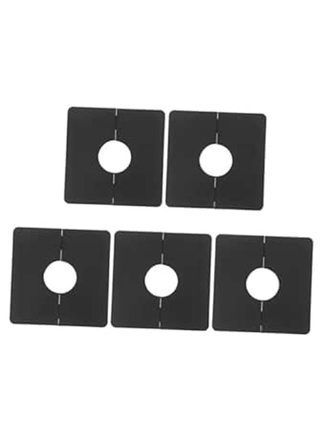Square Wall Flange Cover Plate 5 Pcs For Concealing Pipes And Outlets Easy Installation - Image 1