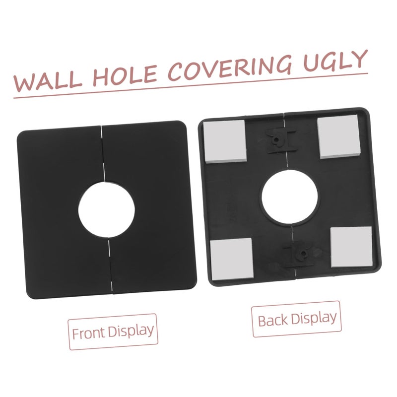 Square Wall Flange Cover Plate 5 Pcs For Concealing Pipes And Outlets Easy Installation - Image 4